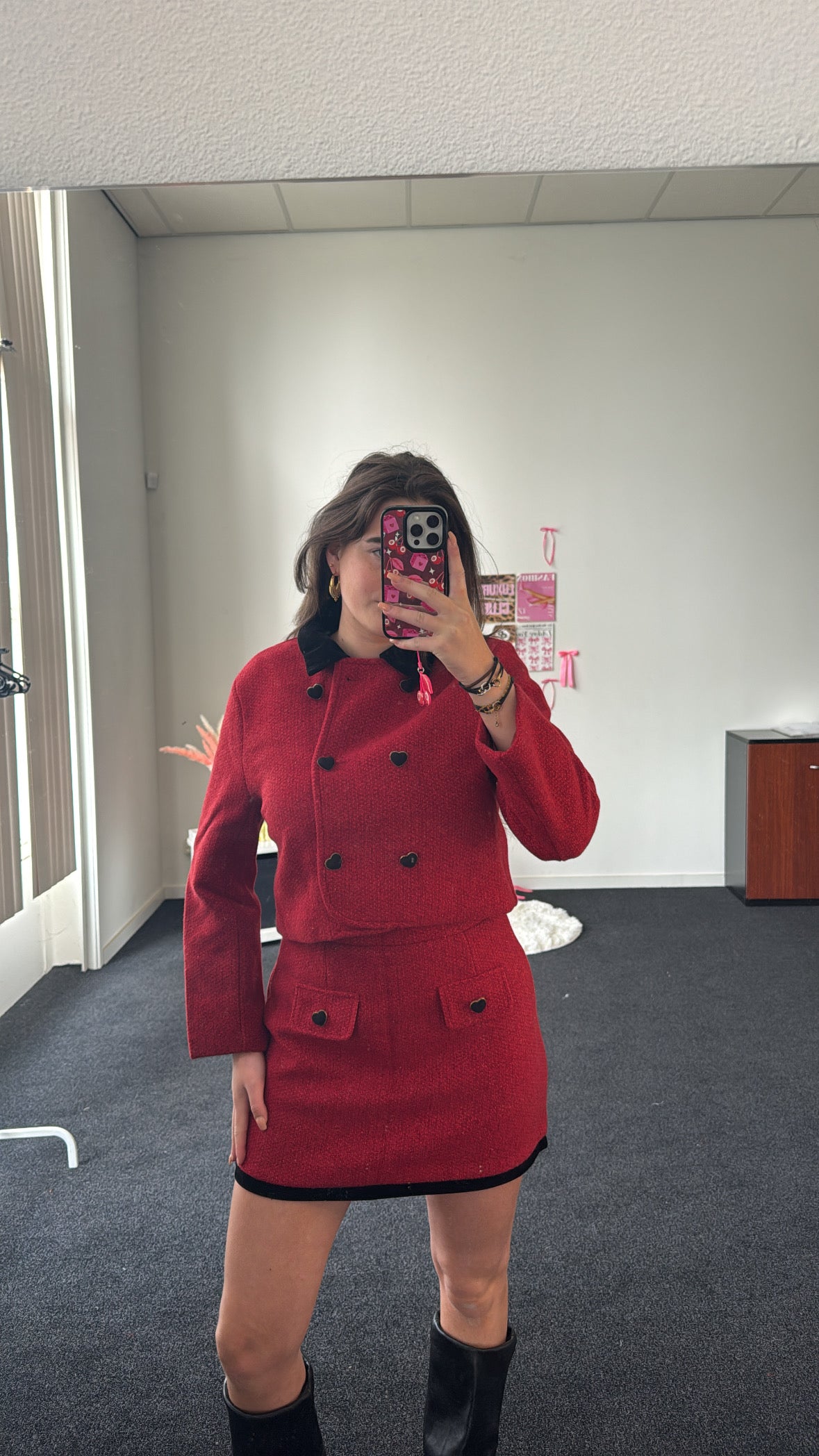 Two piece set, rood