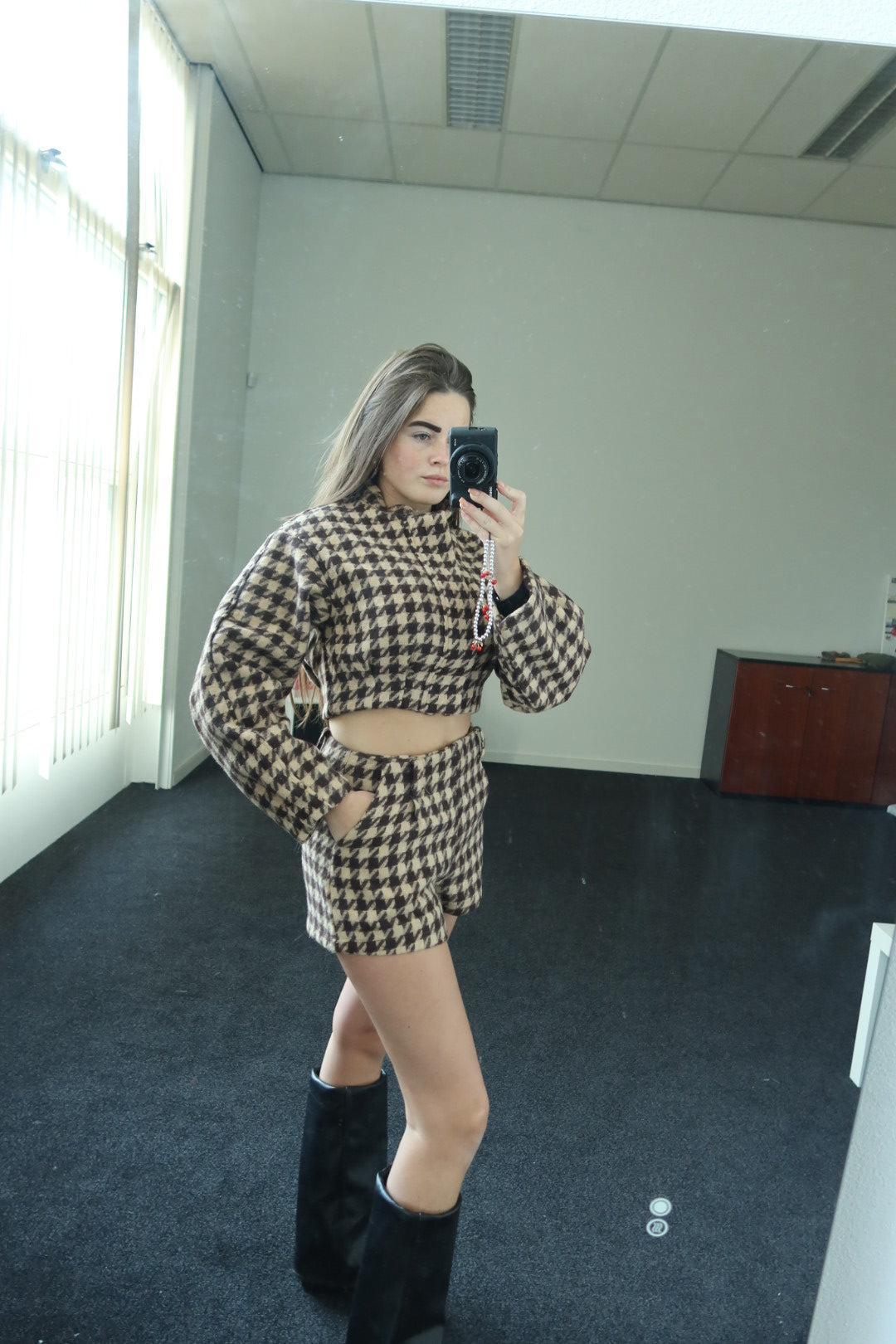 Two piece set, bruine set