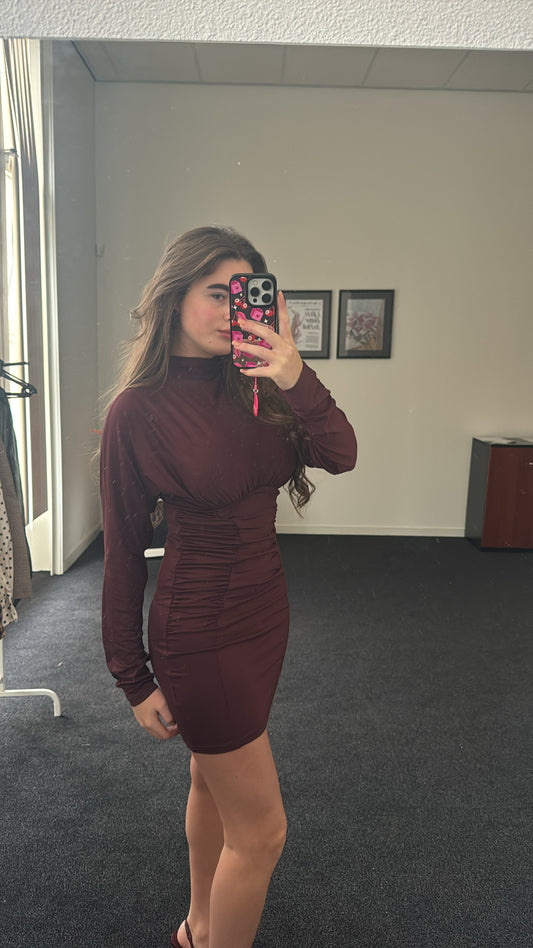 Dress, bordeaux rood