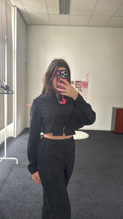 Two piece set, zwart