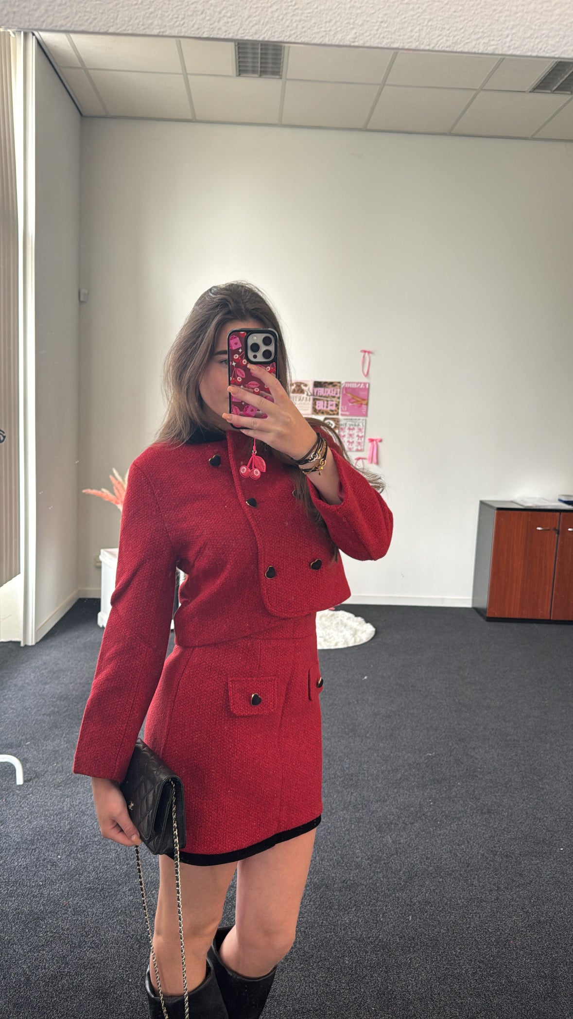 Two piece set, rood