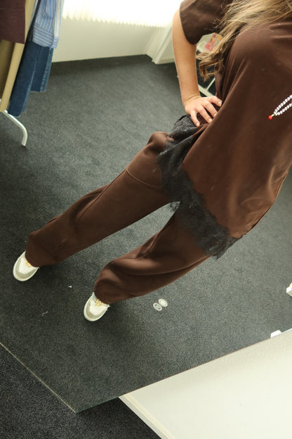 Two piece set, bruin joggingspak
