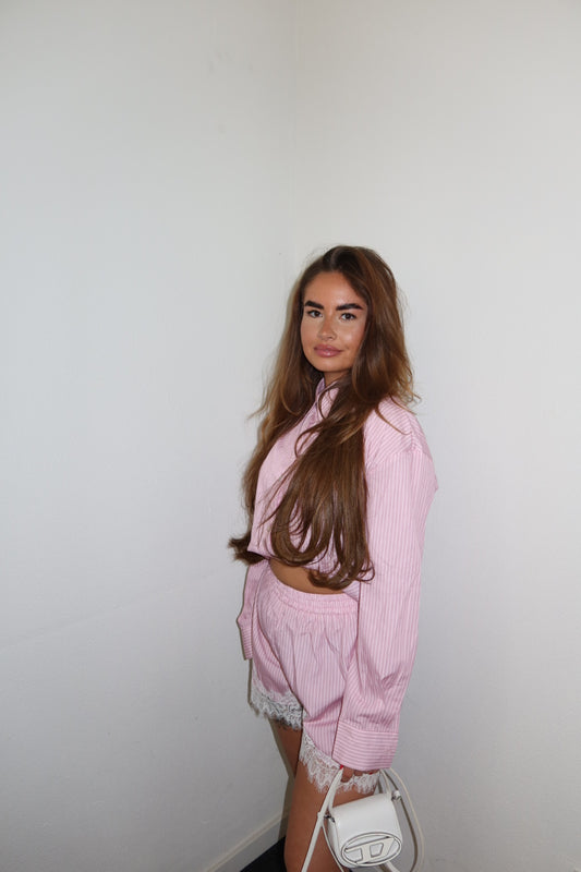 Two piece set, beach roze