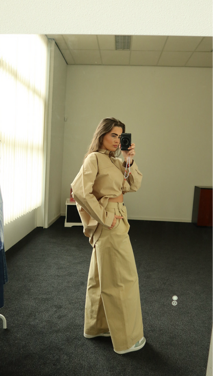 Two piece set, beige