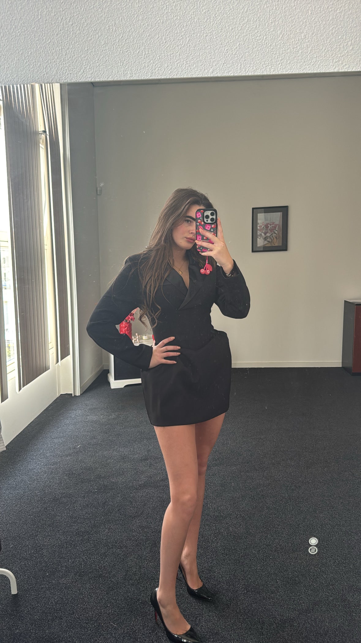 Dress, zwarte blazer jurk