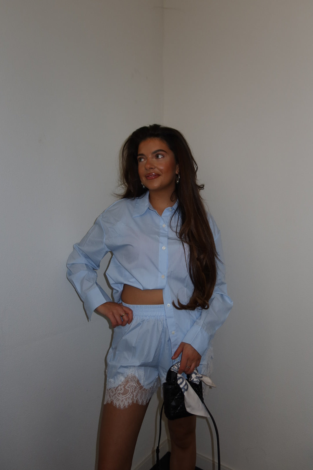 Two piece set, beach blauw