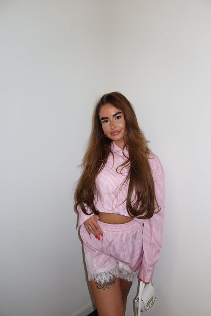 Two piece set, beach roze
