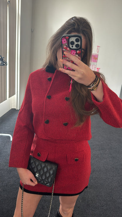 Two piece set, rood